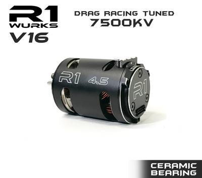 R1 4.5T V16 Drag Racing Tuned 7500kv Motor ALL OUT BUILD W/ Double Ceramic Bearing 020109-1