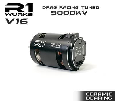 R1 3.5T V16 Drag Racing Tuned 9000kv Motor ALL OUT BUILD W/ Double Ceramic Bearing 020110-1