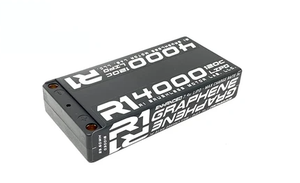 R1 4000mah 120C 7.4V 2S LIPO Enhanced Graphene Shorty Battery 030018-2